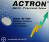 Actron, comprimé effervescent